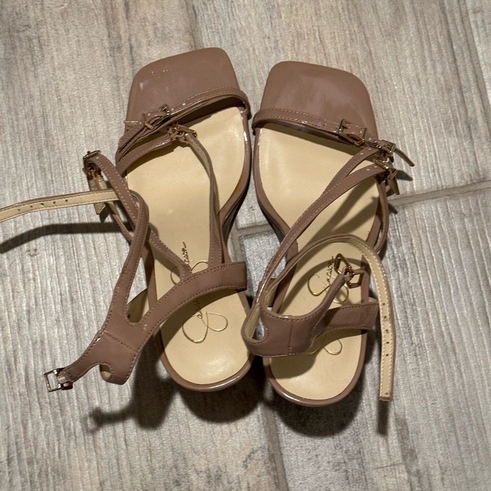 Chic Beige/Tan High Heel Sandals
